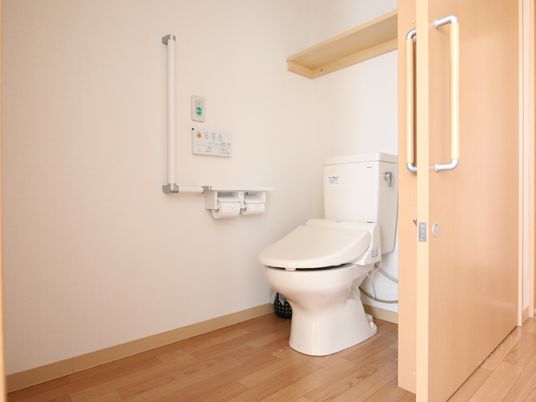 清潔なトイレスペース