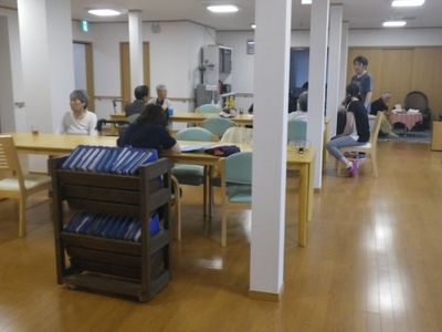 共有スペースでの日常風景
