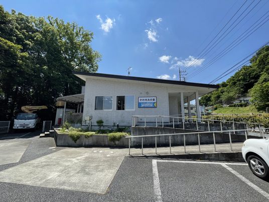 緑豊かな外観