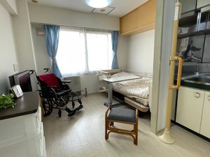 バリアフリーの居室風景