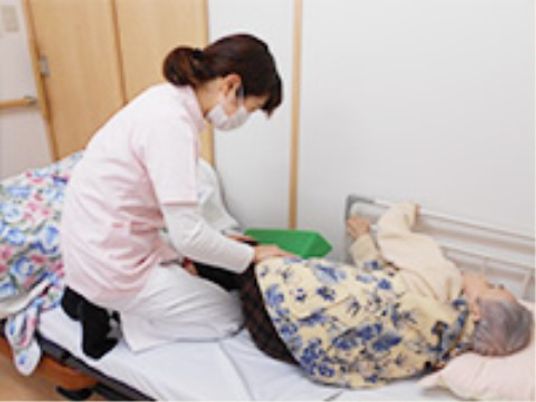 ケアスタッフと利用者の対面