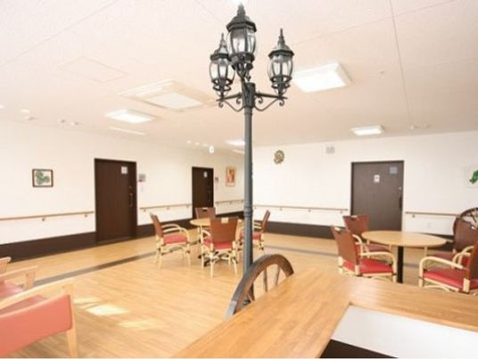 共有スペースのゆったり部屋