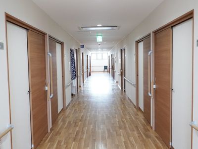 清潔感のある廊下