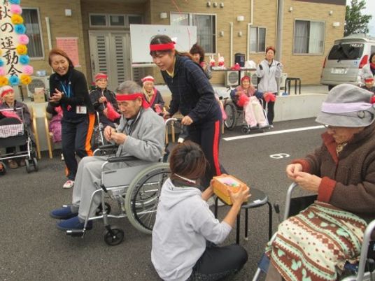 イベント参加する利用者たち