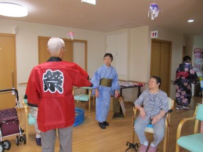 祭り気分の居室
