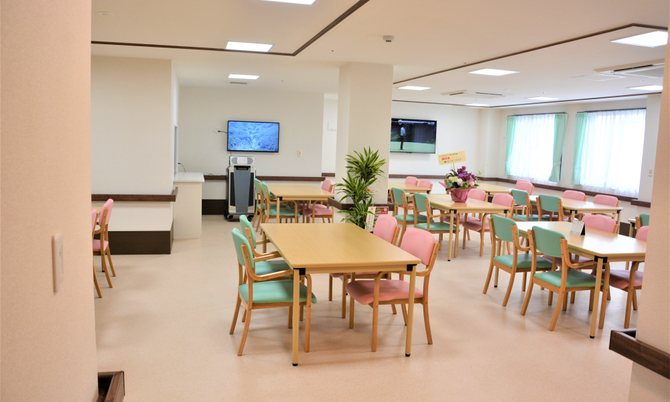 快適な職場環境の食堂