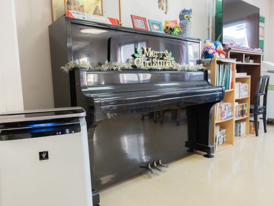共有スペースのピアノ