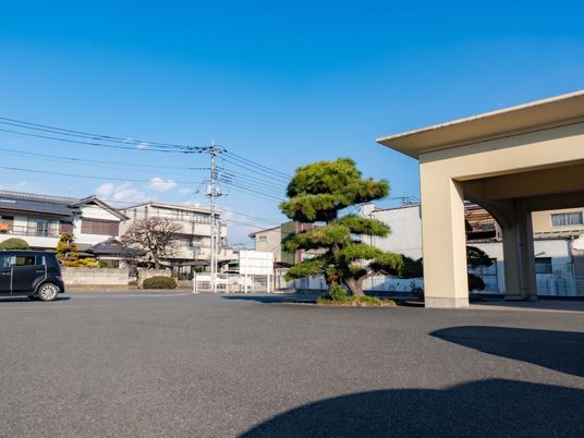 開放感あるエントランス