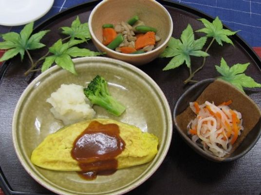 バランス良い食事提供