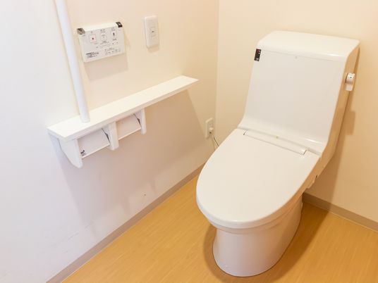 便器の設備と手すり