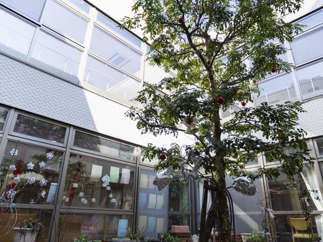 自然豊かな中庭 中庭 豊かな緑が心を和ませる中庭です。リラックスした時間を過ごすのに最適なスペースです。