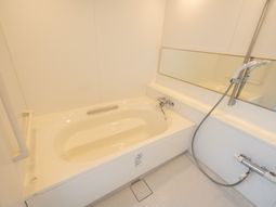 清潔な浴室の一角
