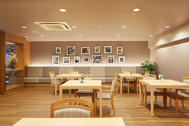温かみある食堂