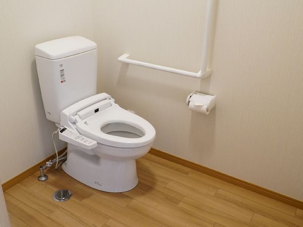 清潔なトイレ設備