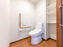 清潔なトイレ設備