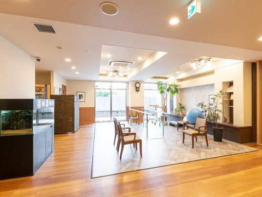 広々とした共用エリア