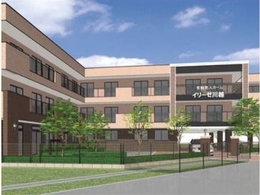 新築された建物の外観