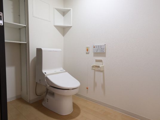 清潔感のあるトイレ空間