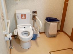 快適な設備のトイレ