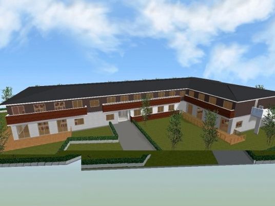 庭付きのきれいな外観