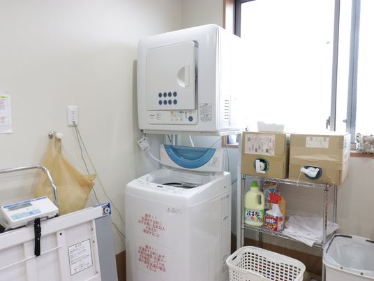 洗濯設備が整う部屋 