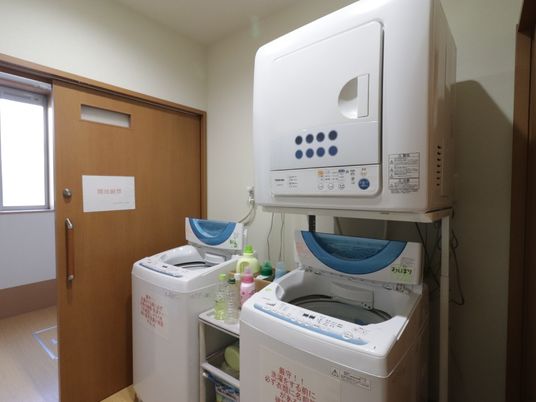 洗濯機と乾燥機の設置
