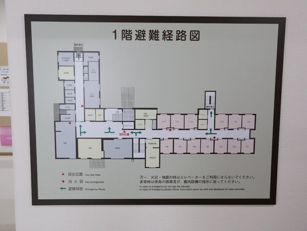 施設の案内図表示
