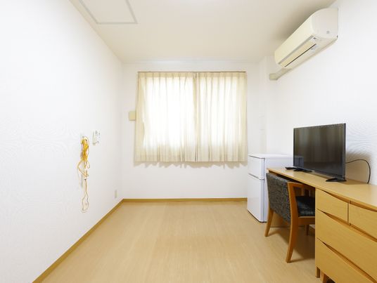 明るい単身者居室