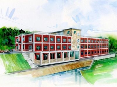 施設の外観イラスト