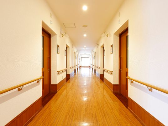 清潔感ある明るい廊下