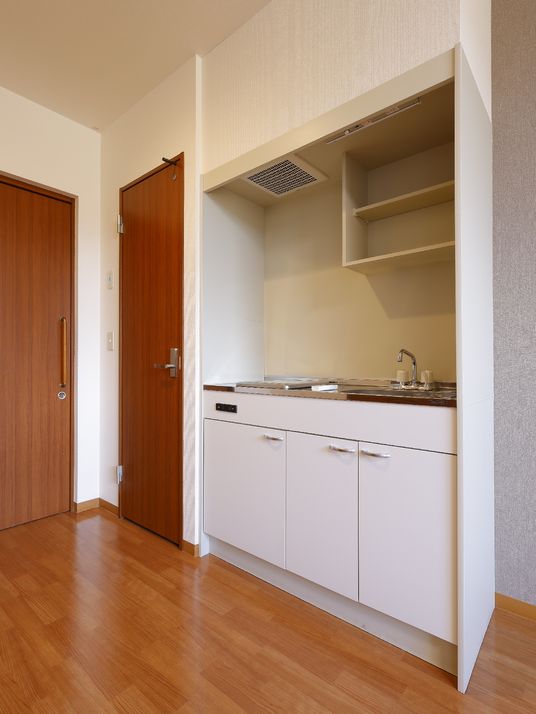 シンプルな洗面台