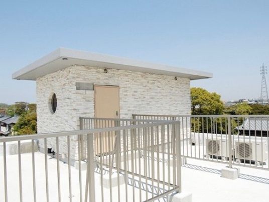 清潔感のある屋上施設