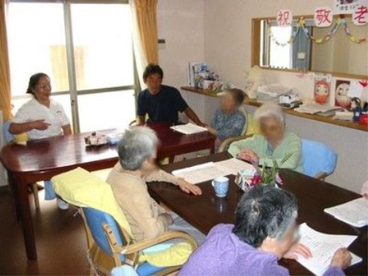 明るい居室の集まり