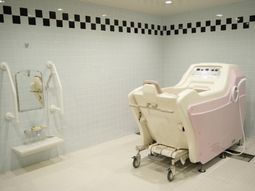 清潔感のある浴室設備