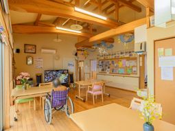 明るい共用スペース