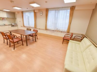 共有リビングの空間