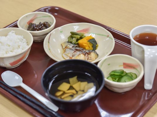 和風の健康的な食事セット