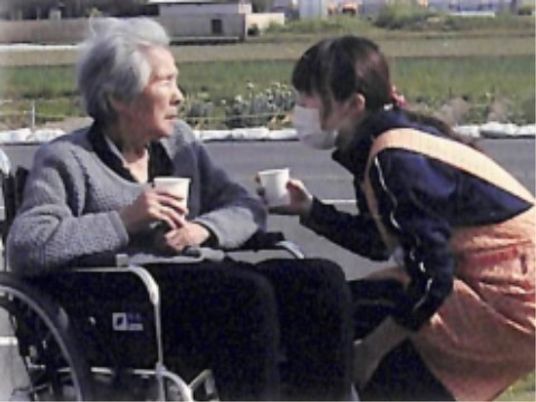 スタッフと利用者の交流