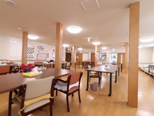 温かみのある共有スペース