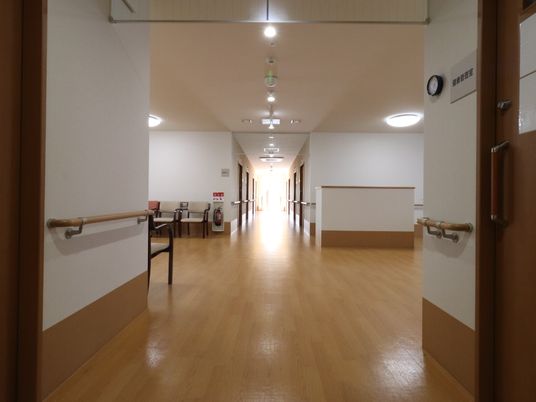 清潔な廊下の様子
