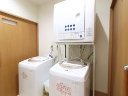 清潔な洗濯設備