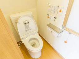 清潔なトイレ設備