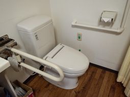 清潔なトイレ設備