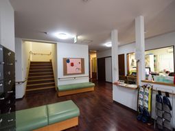 明るい共有スペース