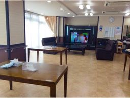 明るい共有スペース