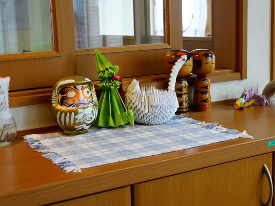 手作り文化の展示コーナー