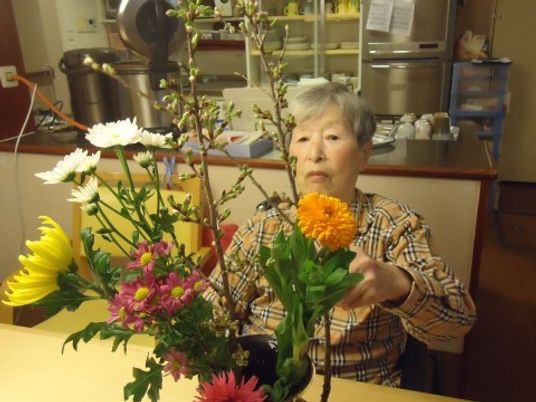 花を活けるワークショップ