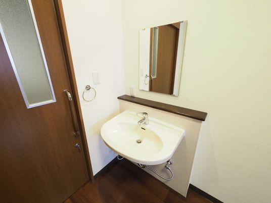 洗面台が設置された部屋