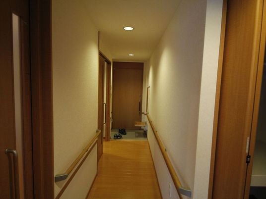 温もりのある廊下