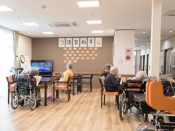 和やかな食堂の様子